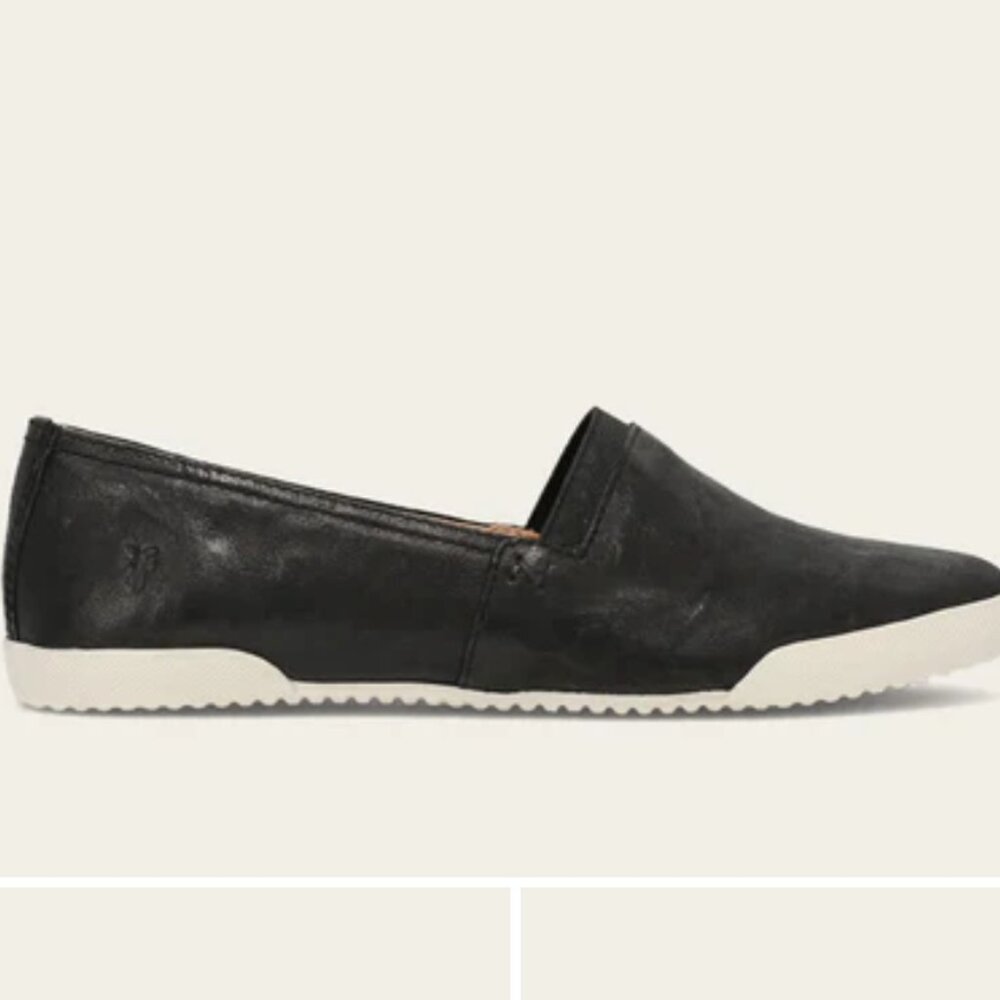 Frye Melanie Slip-On Black Leather Women’s Size 6
